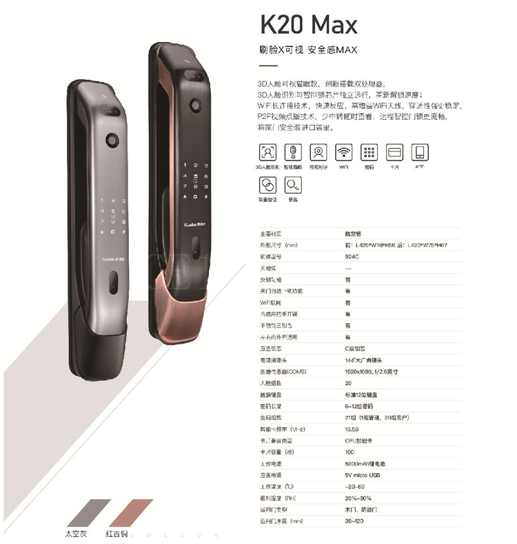 漳州立林安防技術K20-Max